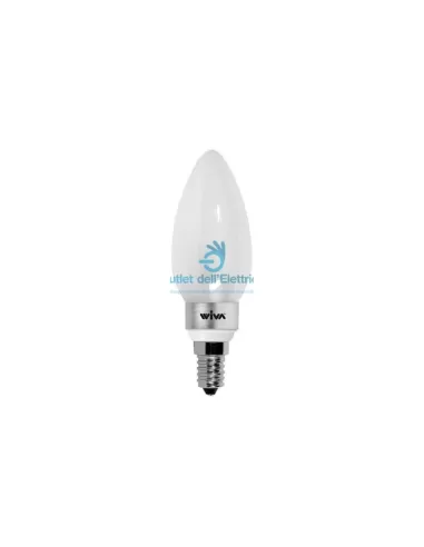 Wiva 12100312 Lámpara LED 2.5w e14 oliva satinado.3k