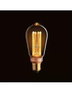 Wiva 12100633 Glasslight st64 antiguo e27 2.5w 2000k 2