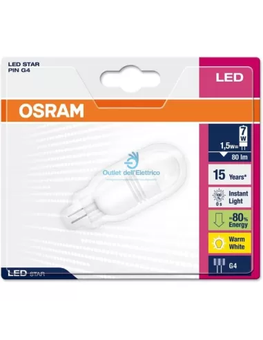 Osram PM7WWG4 Para led broche 1,5w ww 12v g4