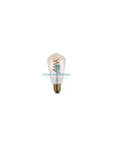 Duralamp LFST6405AM Tecnovintage st64 4w e27 2200k ambre