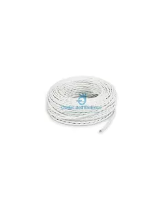 Gi Gambarelli 30001 White braided tel. cable 2 mm x 0.25 m. 50