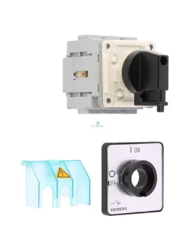 Siemens 3ld22220tk11 3x32a switch disconnector with front handle mounting