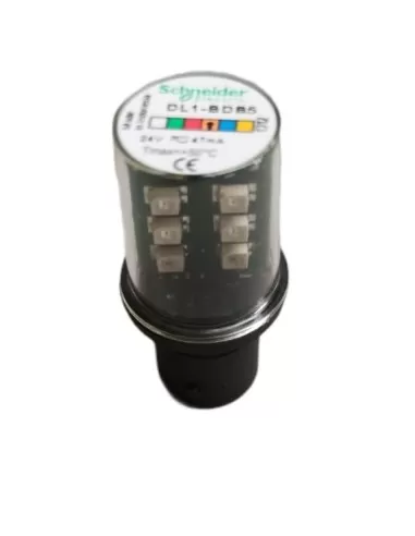 Lámpara LED naranja Schneider BA15D 24 V DL1BDB5