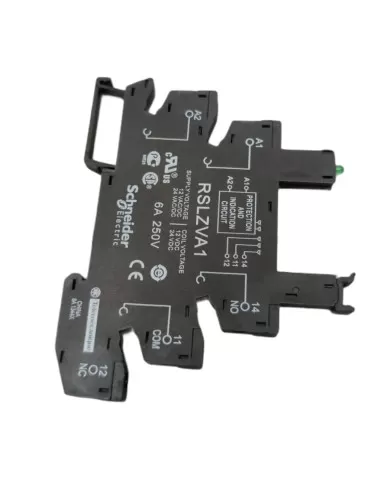 Socle Schneider rslzva1 à vis 12-24 V CA/CC