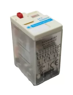 Schneider rxm4ab1b7tq rel  miniatura 4 co 24 v ac