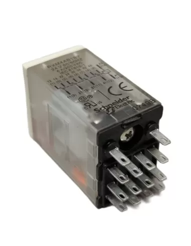 Relais miniature Schneider RXM4AB1B7TQ 4 contacts 24 V CA