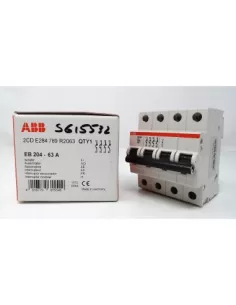 Abb eb204 63a 4p switch disconnector 4 modules s615532