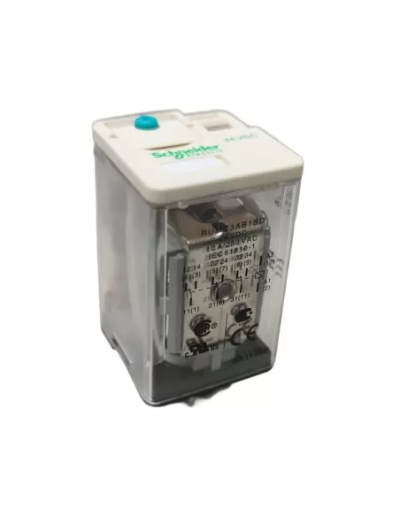 Relé universal Schneider rumc3ab1bd 3 co (cilíndrico) 24 v d