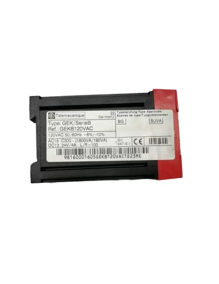 Schneider  gekb120vac modulo arresto emergenza 115vac