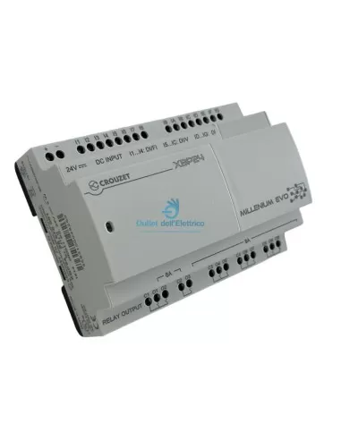 Crouzet 88975001 millenium evo smart relay 24 i/oet plc control module