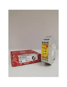 Relais de sécurité Gavazzi ND12DCG, 2 canaux, 1 auxiliaire, 24 Vca/cc