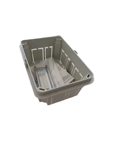 Abb 12004 4-module IP40 flush-mounted switchboard without door