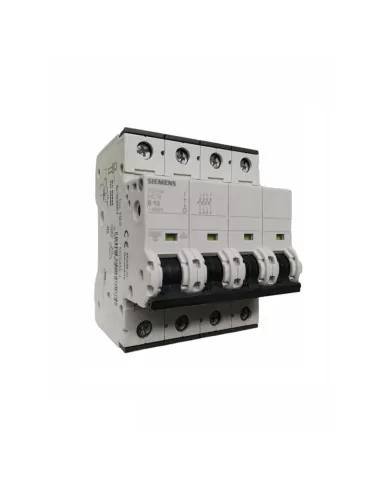 Siemens 5sy64166 4p 16a 6k b 4mod circuit breaker