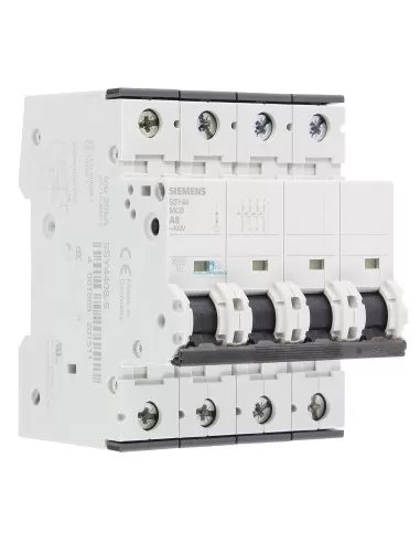 Disjoncteur Siemens 5sy44085 4P 8A 10kA