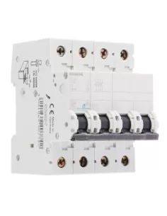 Siemens 5sj64027 interrupteur automatique 4 pôles, 2a, 6ka courbe c