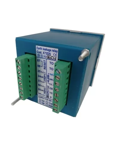Frer x72ds rele' differenziale da pannello 72x72mm 0-115-230v ac