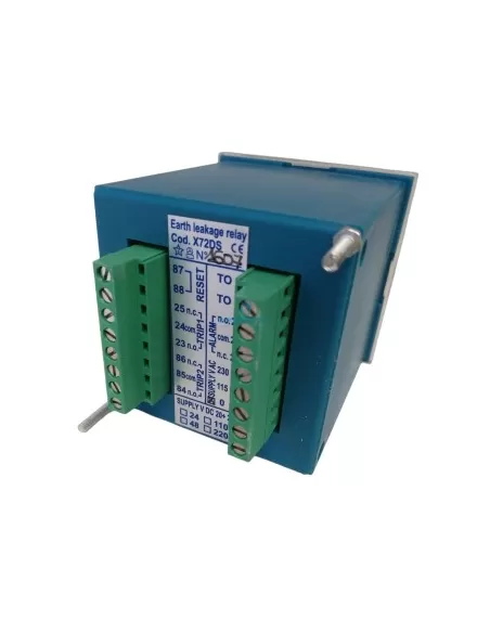 Relé diferencial de panel frer x72ds 72x72mm 0-115-230v ac