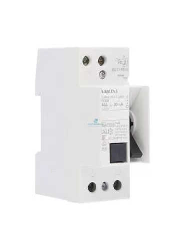Siemens 5sm33146la01 differenziale 2p 40a 30ma tipo a - g 3ka (8/20)