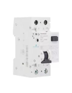 Siemens 5su13560kk10 disyuntor diferencial 1p+n 10a 6ka curva b 30ma ac
