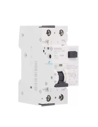 Disjoncteur différentiel Siemens 5SU13541LB32 1P+N C32 10 kA