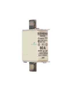 Siemens 3na3824 fusibile nh 000 gl/gg 80a 500vac