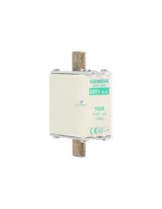 Fusible Siemens 3nd1836 160 A NH 00 AM 500 Vca
