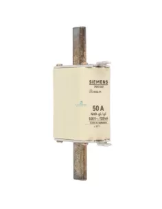 Fusible Siemens 3NA3020 NH 0 GL/GG 50 A 500 V CA