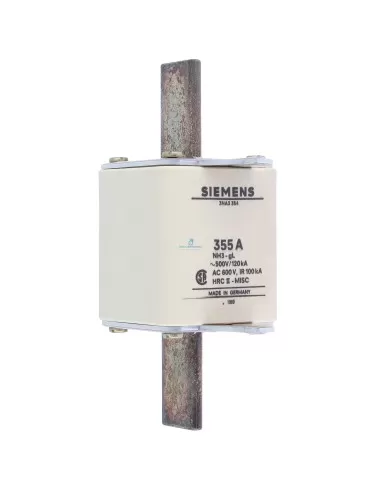 Fusible Siemens 3NA3354 NH 3 GL/GG 355A 500V CA