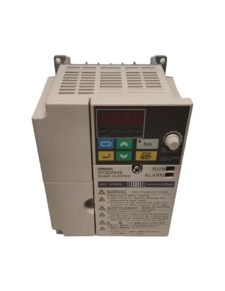 Onduleur Omron - 3G3MV 0,55 kW 1,8 à 380 V triphasé 3G3MVA4004GBR-14