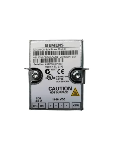 Relais de freinage de sécurité Siemens 6SL32520BB010AA0 pour PM