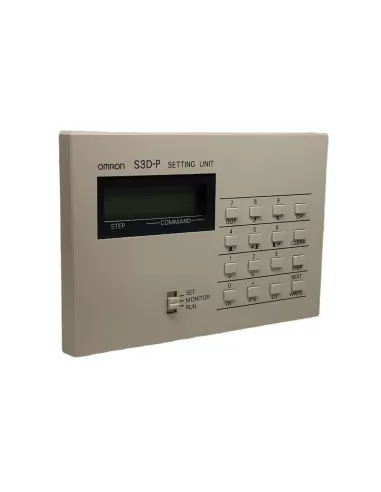 Omron s3d-p setting unit plc (programming panel)