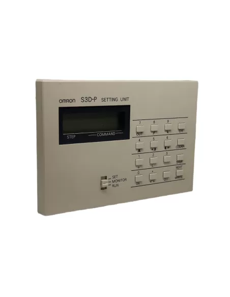 Omron s3d-p setting unit plc (programming panel)