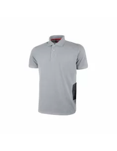 Polo U Power EY125GS-XL, gris argenté, taille XL