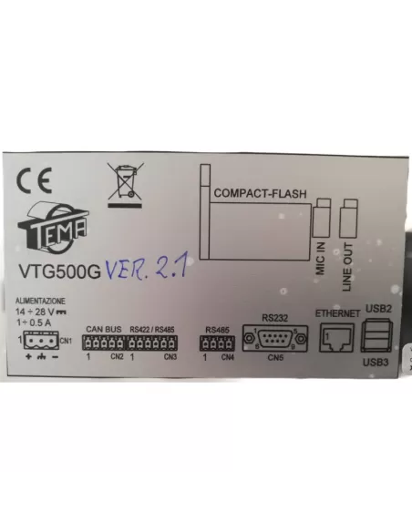 Tema monitor 7 alimentazione 14 28v 2usb ethernet nautico