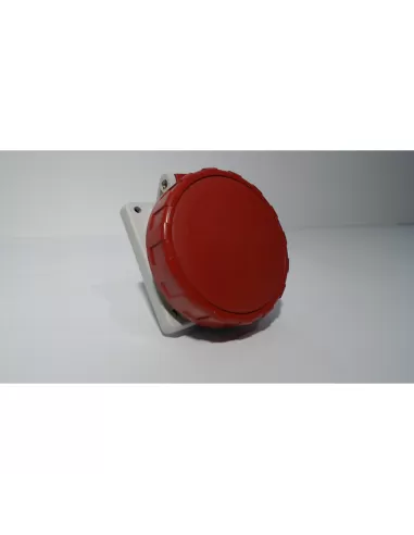 Prise encastrée inclinée Scame 417 1667, 3 broches, 16 A, IP67, 6H, 400 V