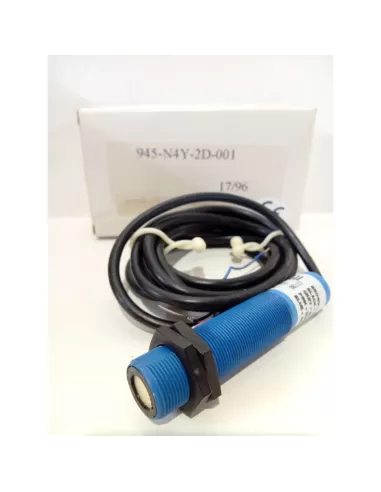 Honeywell 945-n4y-2d-001 sensor ultrasónico m18 sn 100-200mm 24vdc pnp ip65 con cable