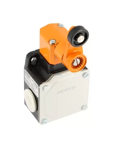 Siemens 3ses2100-1gw metal limit switch with roller lever 1no+1nc, 3x m20