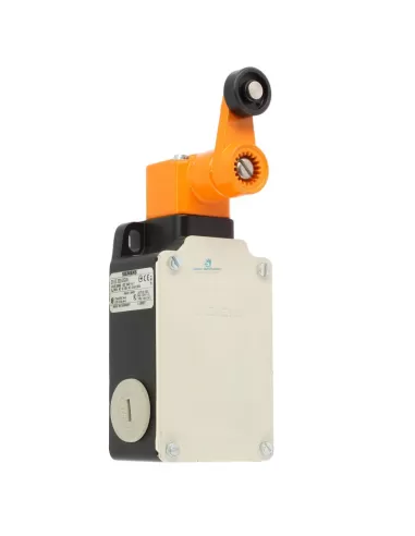 Interrupteur de fin de course à levier latéral Siemens 3SE33030GW avec galet