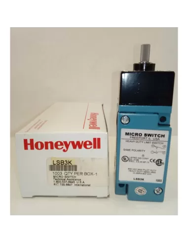 Interrupteur de fin de course Honeywell LSB3K sans actionneur 10 A 600 V NO/NF UL