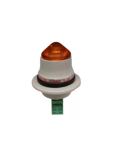 Sirène 38182 ldspl24da2 micro indicateur LED orange clignotant 24 Vca/cc IP66