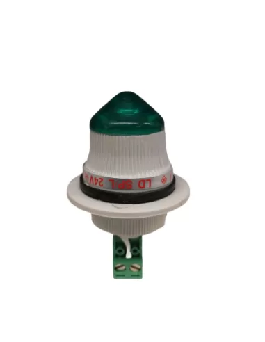 Sirena 38184 ldspl24da4 micro segnalatore led lampeggiante rosso 24vac//dc ip66