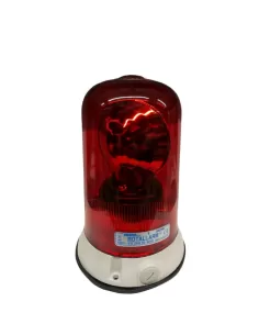 Siren 63039 rapbl110a3 rotalarm rotating flashing light red 25e 110vac e14 ip65
