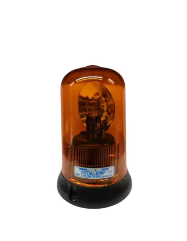 Siren 82036 pbl230ca rotallarm rotating flashing amber 25w 110vac base bk ip65