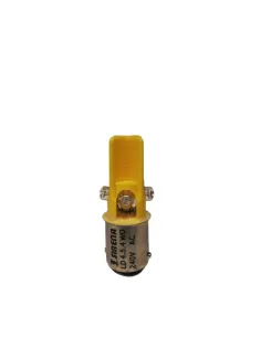 Siren 40962 ld454woba15d240a2 led lamp ba15d yellow 24vac//dc