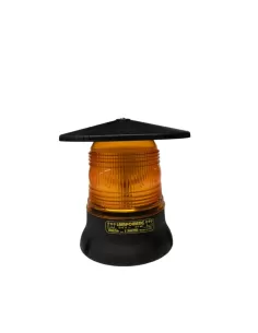 Lampomatic24 orange blinkende Sirene 24V 21W mit Dach