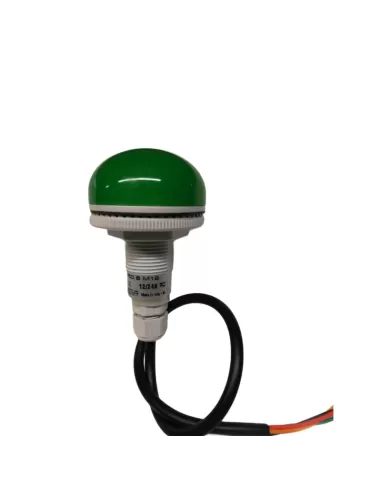 Sirène 91324 p50 s gre module LED multifonction vert clignotant 12 24vac//cc ip66