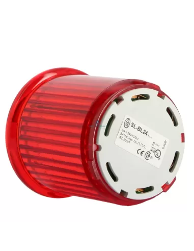 Module clignotant rouge vif Eaton 205318 SL-BL24-R 24 Vca/cc IP54 BA15D