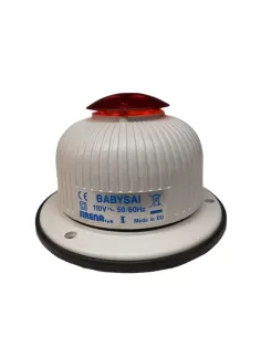 Sirène 37808 babysaild6110a babysai avec klaxon lumineux rouge à LED 110 V CA IP43