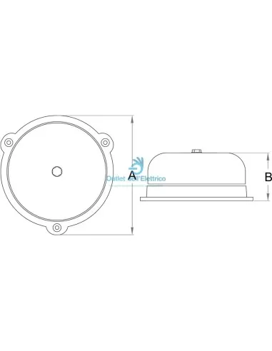 Zippo 0903/24 avvisatore acust  industr  dm  7,5 24v ac