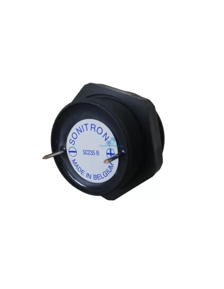Avertisseur sonore Sonitron SC235B 2-35 Vcc, montage sur panneau noir, 87 dB